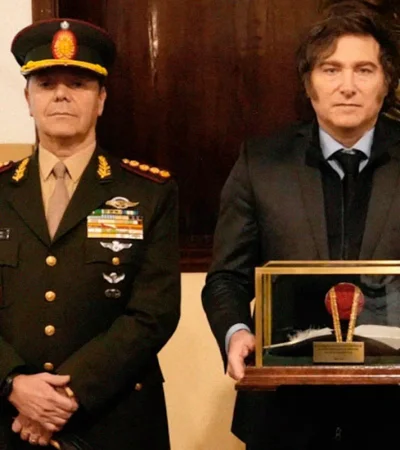 Carlos Presti y Javier Milei.