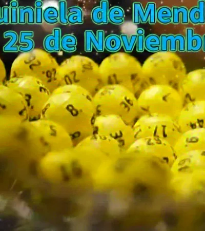 Quiniela de Mendoza del 25 de noviembre