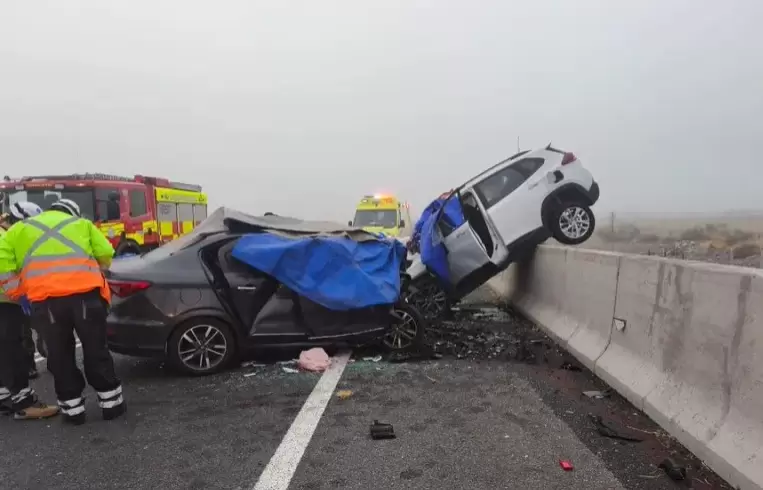 Accidente en Chile/ Fuente: Medios chilenos