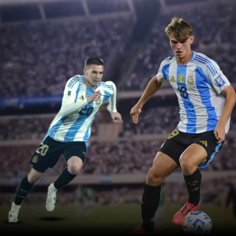 Paz y Mastantuono compartirán equipo.