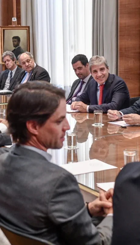 Caputo con empresarios ingleses