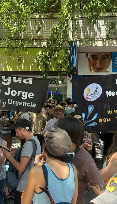 Marcha contra la minería en Mendoza/