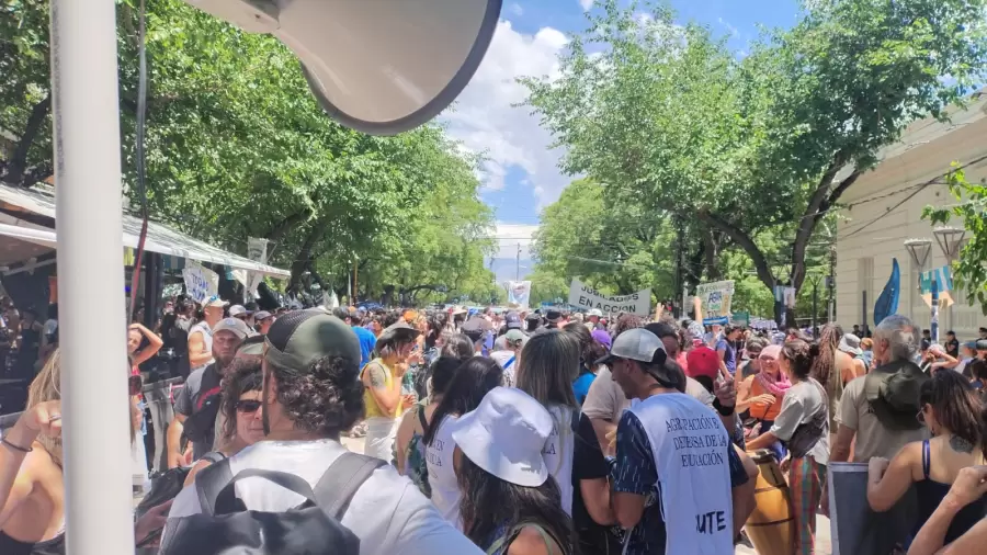 Marcha contra la minería en Mendoza/