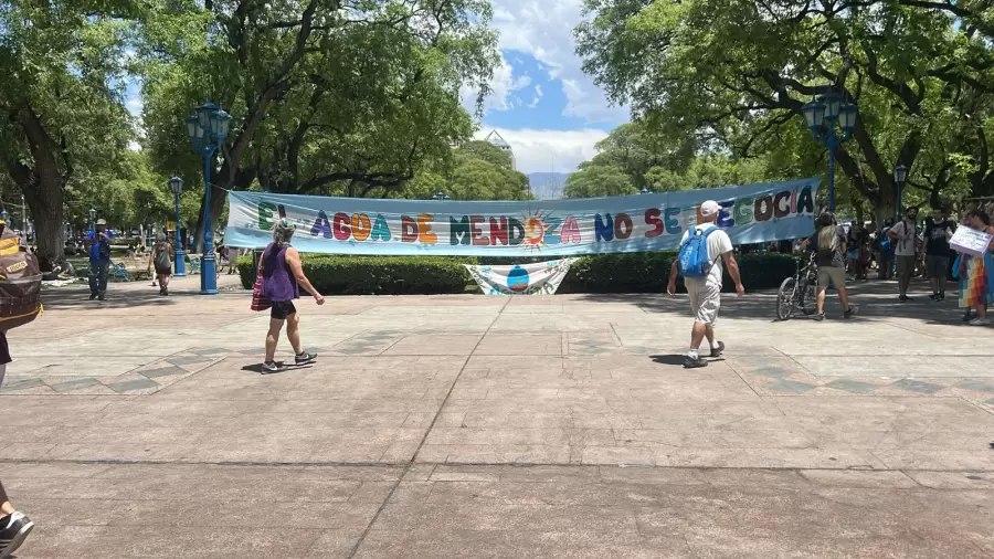Marcha contra la minería en Mendoza/