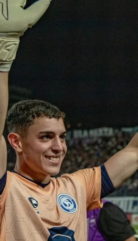 Nicolás Bolcato en un gran momento.