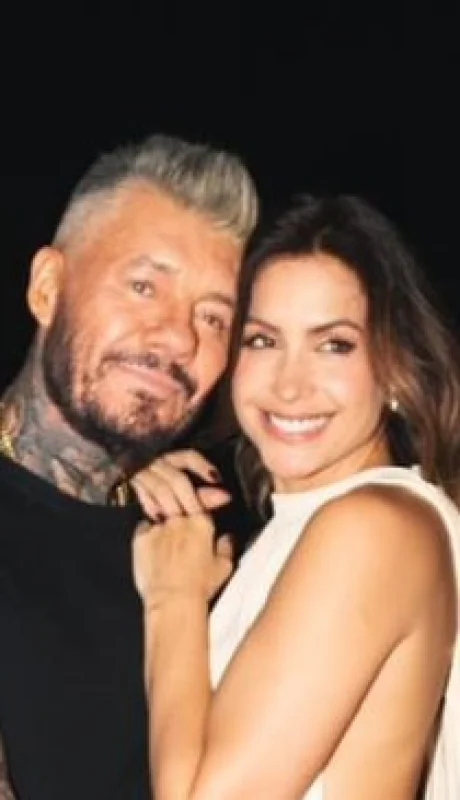 Milett Figueroa y Marcelo Tinelli.