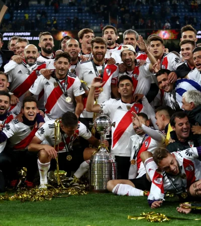 River campeón de la Copa Libertadores en Madrid.