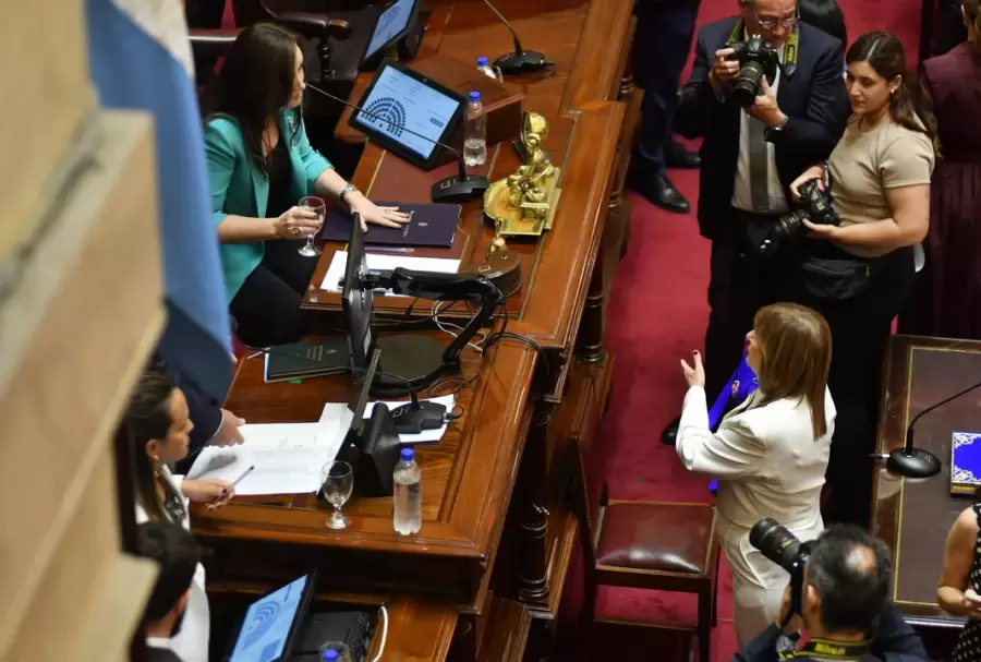 Bullrich y Villarruel en el Senado