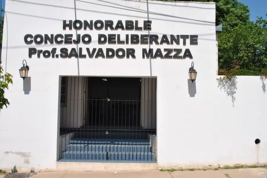 Frente del Honorable Concejo Deliberante de Salvador Mazza (Salta).