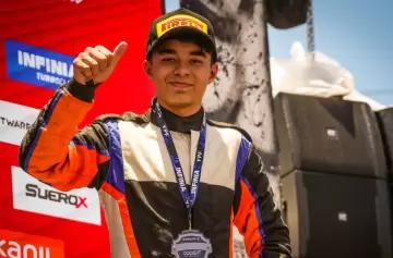 Lautaro Campione, el joven mendocino de 16 años que quiere seguir los pasos de Colapinto en Europa