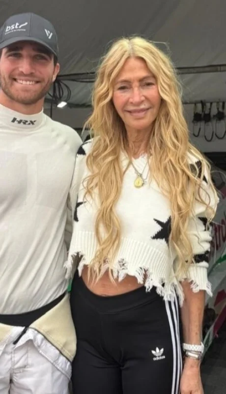 Cris Morena pasó el fin de semana en Mendoza junto a su nieto Valentín Yankelevich.