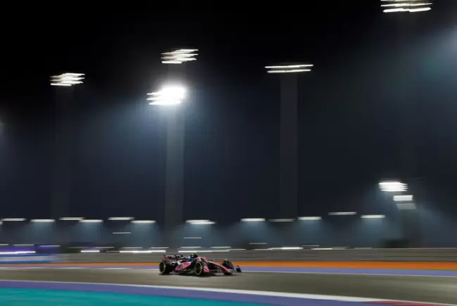 Franco Colapinto en Lusail.