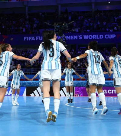 Argentina goleó a Colombia y está en semis del Mundial de femenino de Futsal.
