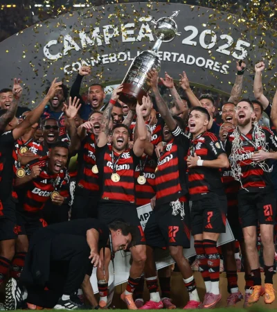 Flamengo se coronó campeón de la Copa Libertadores.