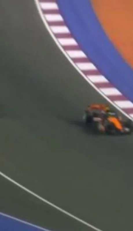 El momento del sobrepaso de Norris a Antonelli.