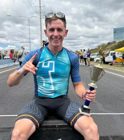 El ciclista representante de San Carlos