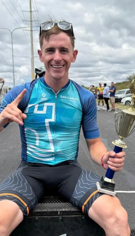 El ciclista representante de San Carlos