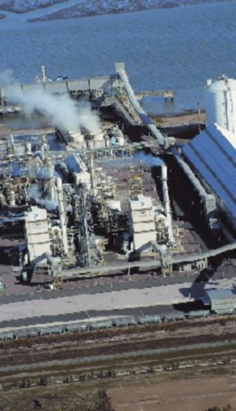 Planta de Profertil en Bahía Blanca.