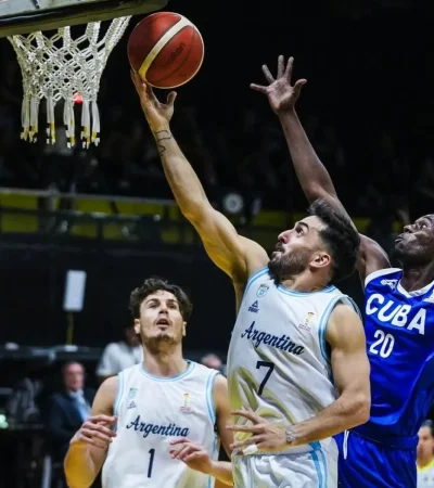 Campazzo, siempre clave en Argentina.