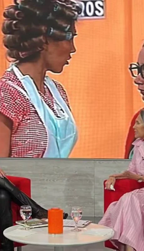 Florinda Meza junto a Moria Casán.