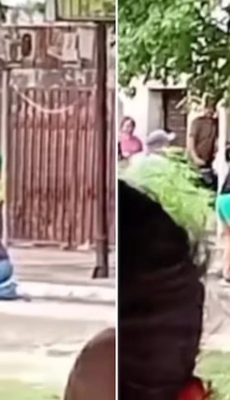 Feroz pelea callejera entre tía y sobrina en Santiago del Estero.