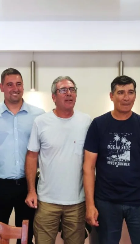 El subsecretario de Deportes, Federico Chiapetta, visitó el Sur.