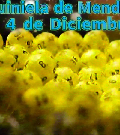 Quiniela de Mendoza del 4 de diciembre
