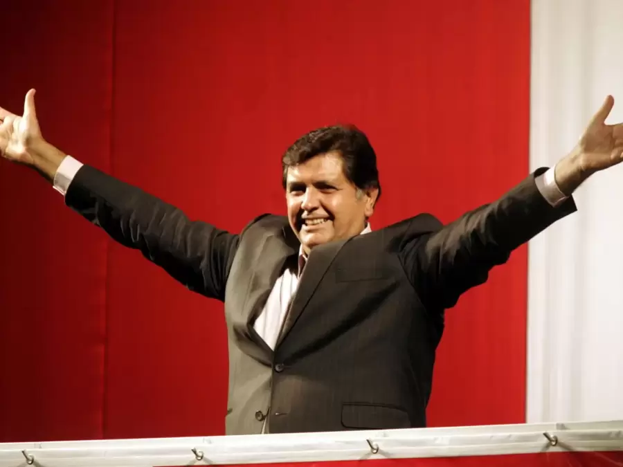 Alan García, expresidente por el Partido Aprista