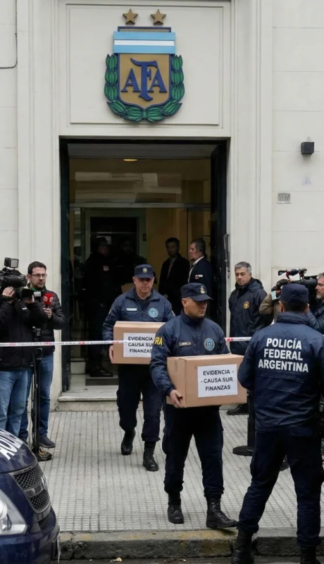 Los allanamientos que se realizan en AFA
