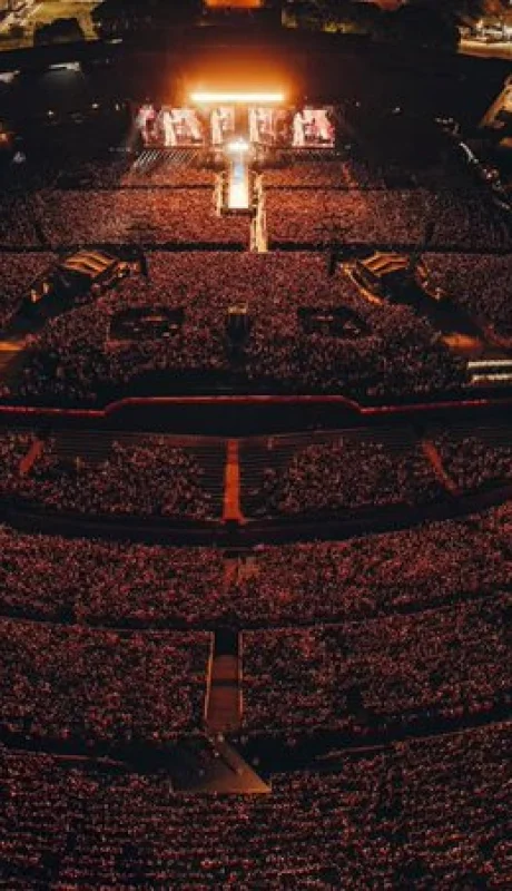 Shakira en su show de Vélez