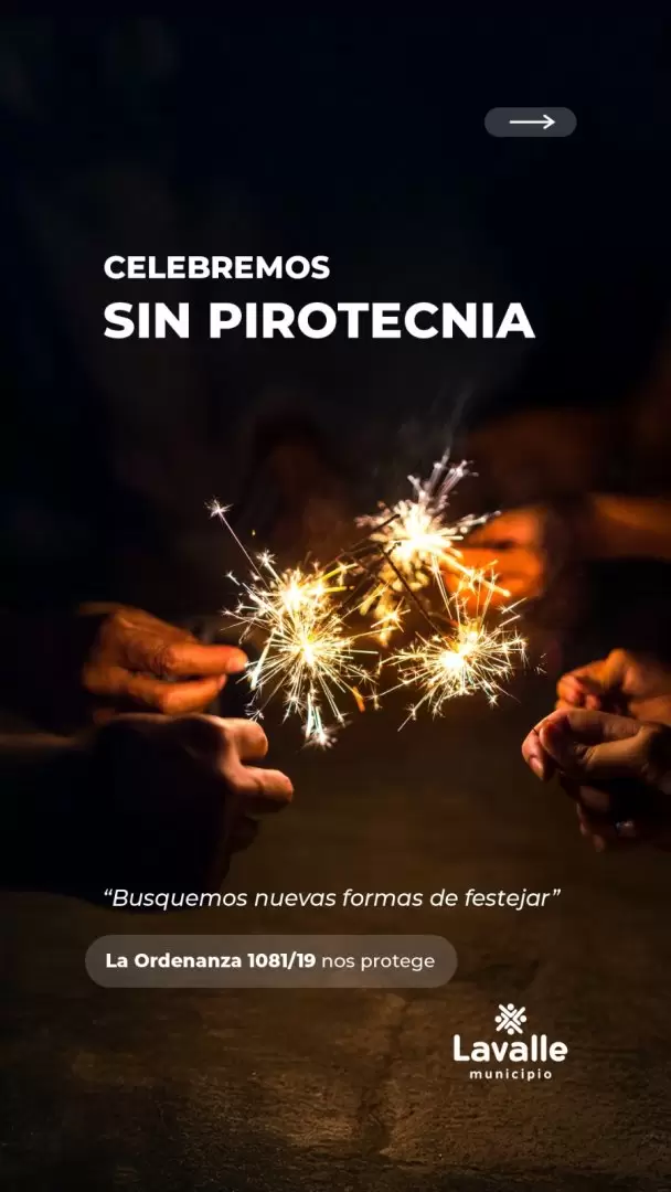 Prohibición de venta de pirotecnia