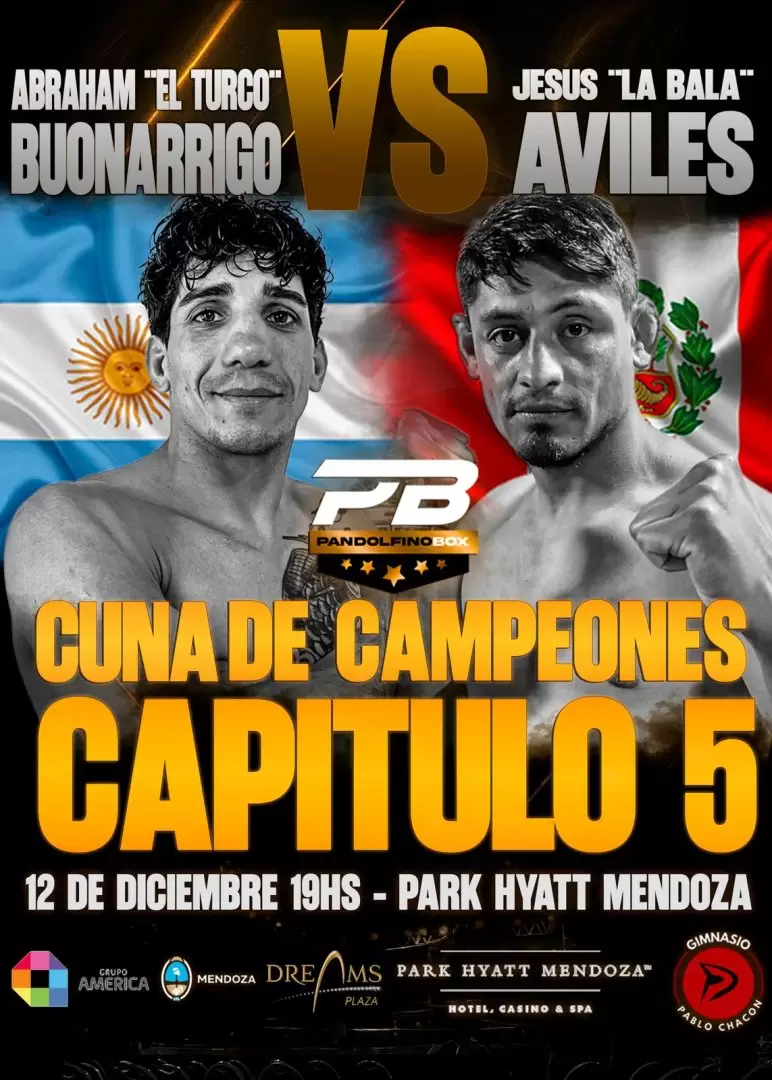 El afiche de la pelea de este viernes