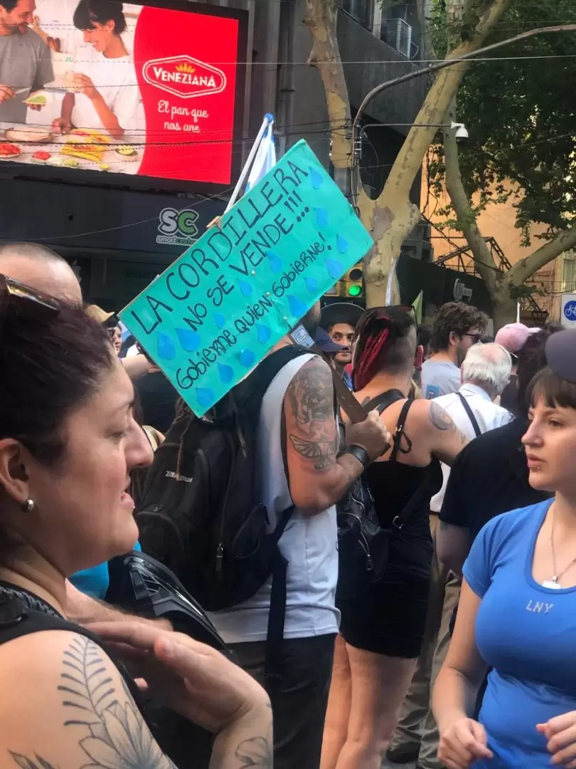 Movilizaciones contra la minería en Mendoza