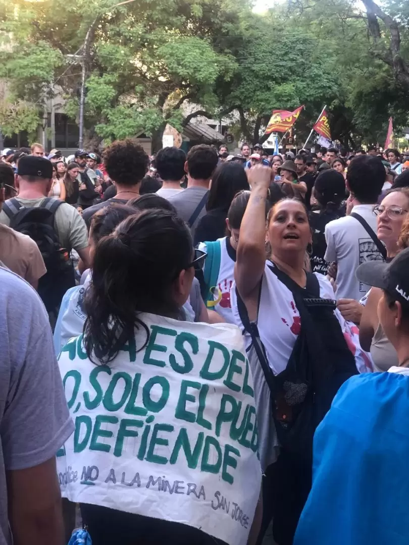 Movilizaciones contra la minería en Mendoza