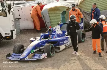 Ni en la F1 ni en Japón: Jack Doohan destrozó su auto en su primera prueba en la Súper Fórmula