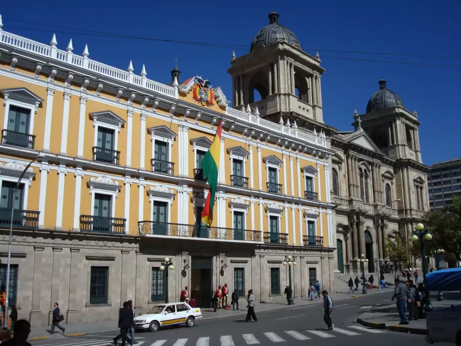 Palacio Quemado, sede presidencial de Bolivia