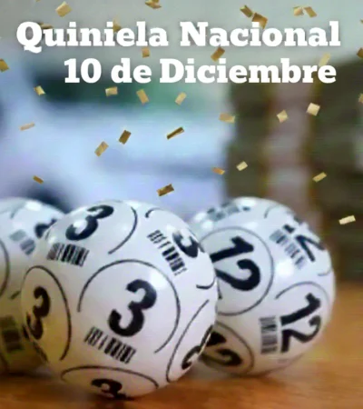 Quiniela Nacional del 10 de diciembre