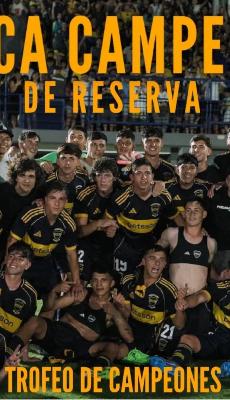 Boca nuevamente campeón en Reserva.