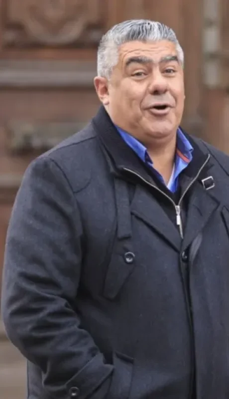 Pablo Toviggino (izquierda), Claudio "Chiqui" Tapia (centro) y Guillermo Raed (derecha).