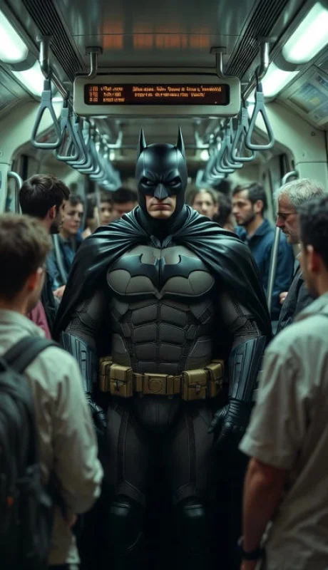 El experimento de Batman en el metro que revela el secreto de la amabilidad.