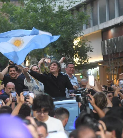 Javier Milei durante la última campaña en Córdoba. (Imagen: archivo web)