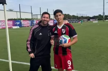 MVP, Bota de Oro y Campeón: Los tres premios que se llevó Bruno Cabral de River en la Messi Cup