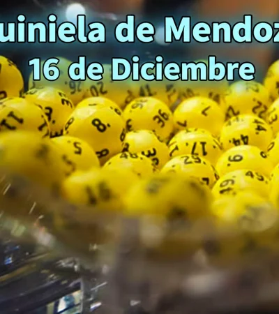 Quiniela de Mendoza del 16 de diciembre
