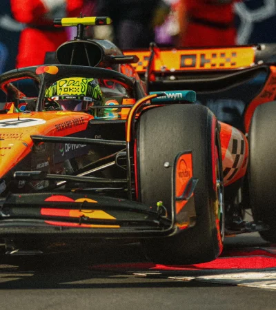 El McLaren de Lando Norris