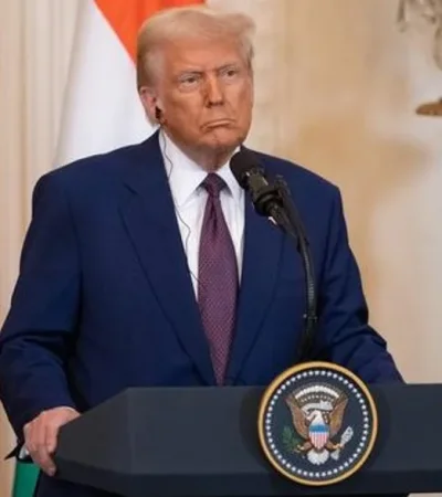 Trump habló sobre su gestión a casi un año de asumir.