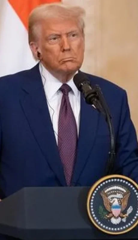 Trump habló sobre su gestión a casi un año de asumir.