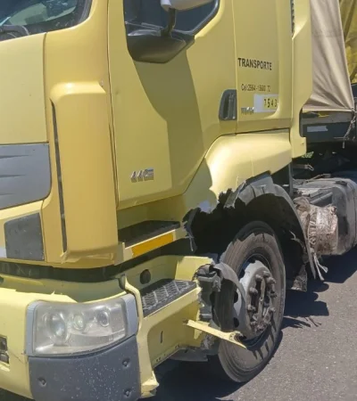 El camión involucrado en el accidente en General Alvear/ Fuente: Ministerio de Seguridad