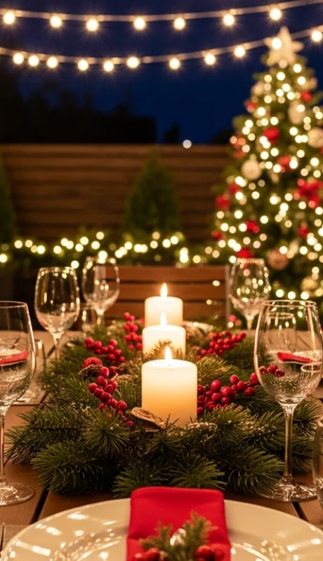 ¿Mesa adentro o afuera? Así estará el tiempo la noche de Navidad.