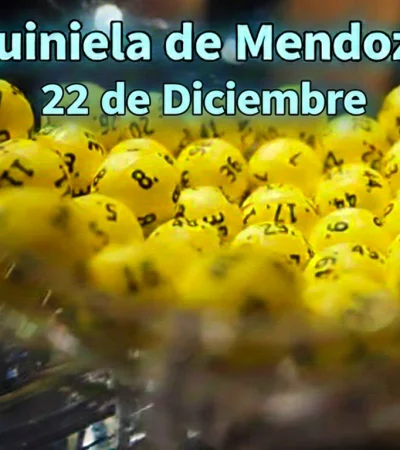 Quiniela de Mendoza del 22 de diciembre