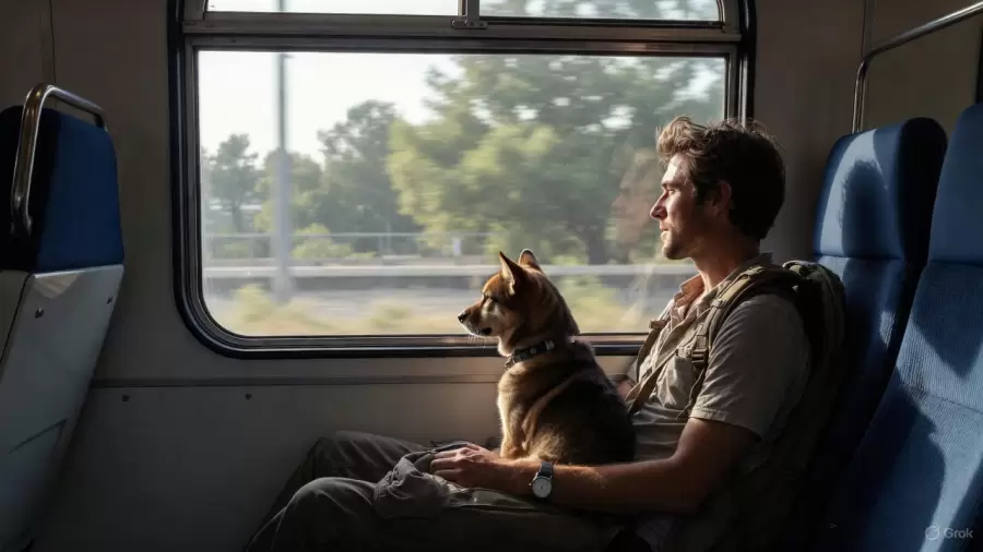 Perros y gatos a bordo: la guía para viajar con mascotas en micro y tren.